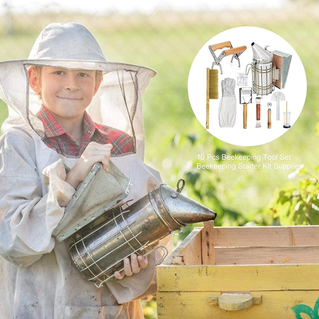 sifanhao beekeeping tools kit beekeeping supplies beekeeper beekeeping tools essential bee supplies 10 piece beekeeping supplies kit beekeeper beekeeper