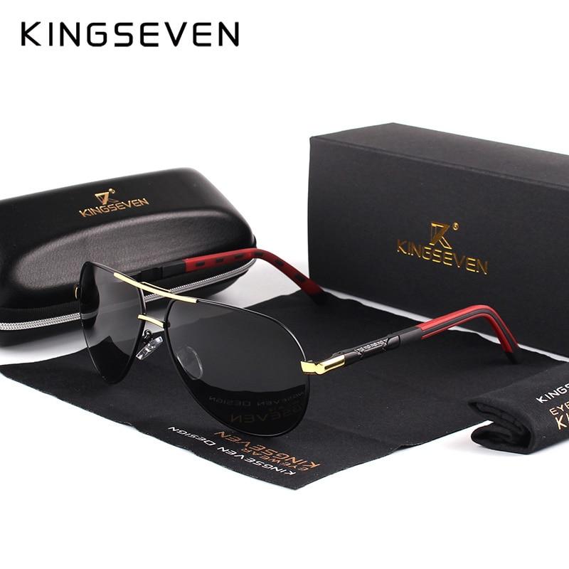 Aluminum Magnesium Men's Polarized Coating Mirror Sunglasses