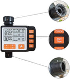 QFFL Programmable Water Timer Spray Watering Device, Irrigation , 3" Large Screen, Auto & Manual Mode, for Garden Lawn (Size : 40m)
