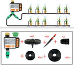 QFFL Programmable Water Timer Spray Watering Device, Irrigation , 3" Large Screen, Auto & Manual Mode, for Garden Lawn (Size : 40m)