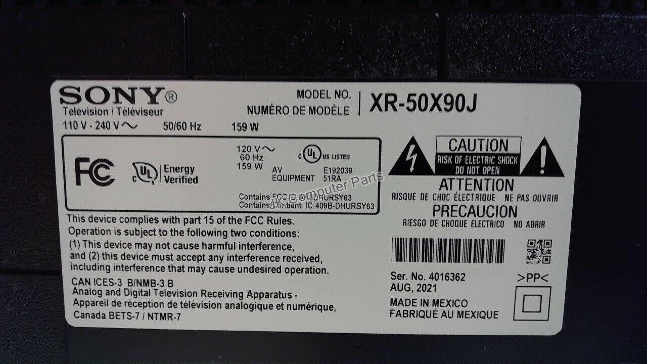 sony xr-50x90j 50" led 4k smart tv pc722827