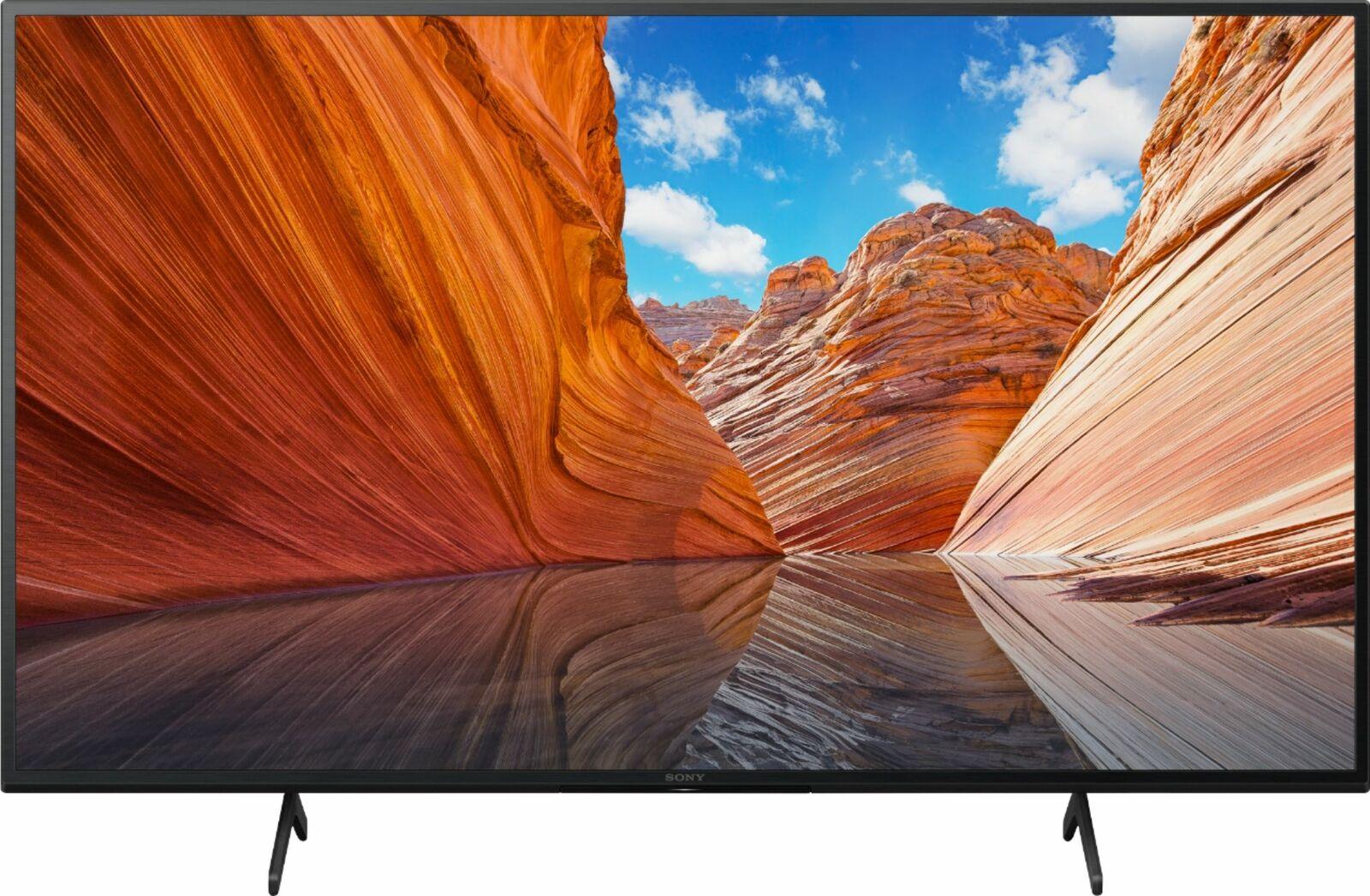 sony - 50" class x80j series led 4k uhd smart google tv