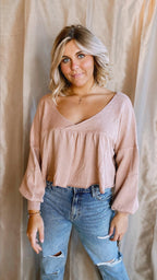 The Subside V Neck Sweater