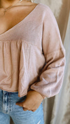 The Subside V Neck Sweater