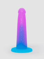 Lovehoney Glitter Silicone Dildo 6 Inch , Purple | Purple