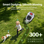 GS Robot Lawn Mower, Perimeter Wire RTK+ AI Vision Robotic Lawnmower for 0.25 Arce, Zero-EdCutting, Automated Mapping, APP Control, 3D Obstacle Avoidance, 60% Slope