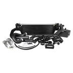 PSP-ITR-438-2BK-BK Boost Tubes with Black Silicone Couplers for 2015-2023 Subaru STI FMIC, Black