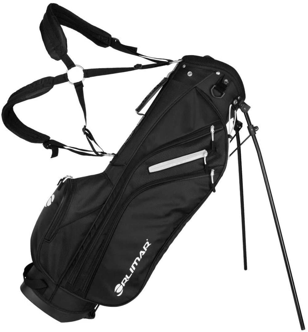 Orlimar SRX 5.6 Golf Stand Bag - Black/Black, 7.5 inch, 5-way graphite friendly separator top By Brand Orlimar