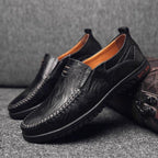 Genuine Leather Breathable Loafer Casual Shoes