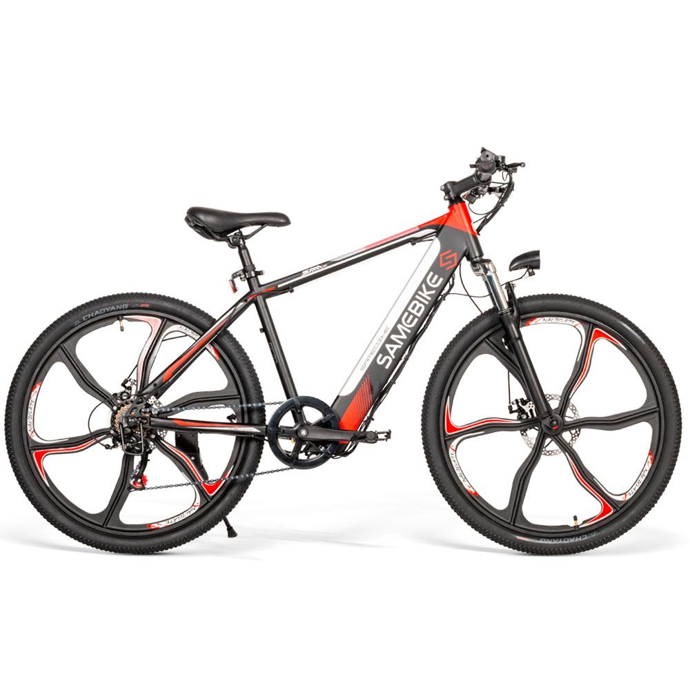Men's Mountain Bike, 26" Wheel Size, 350W Electric Bicycle, 36V 330.69lbs Max Load, High Carbon Steel Frame, Electric Mountain Bike for Adults