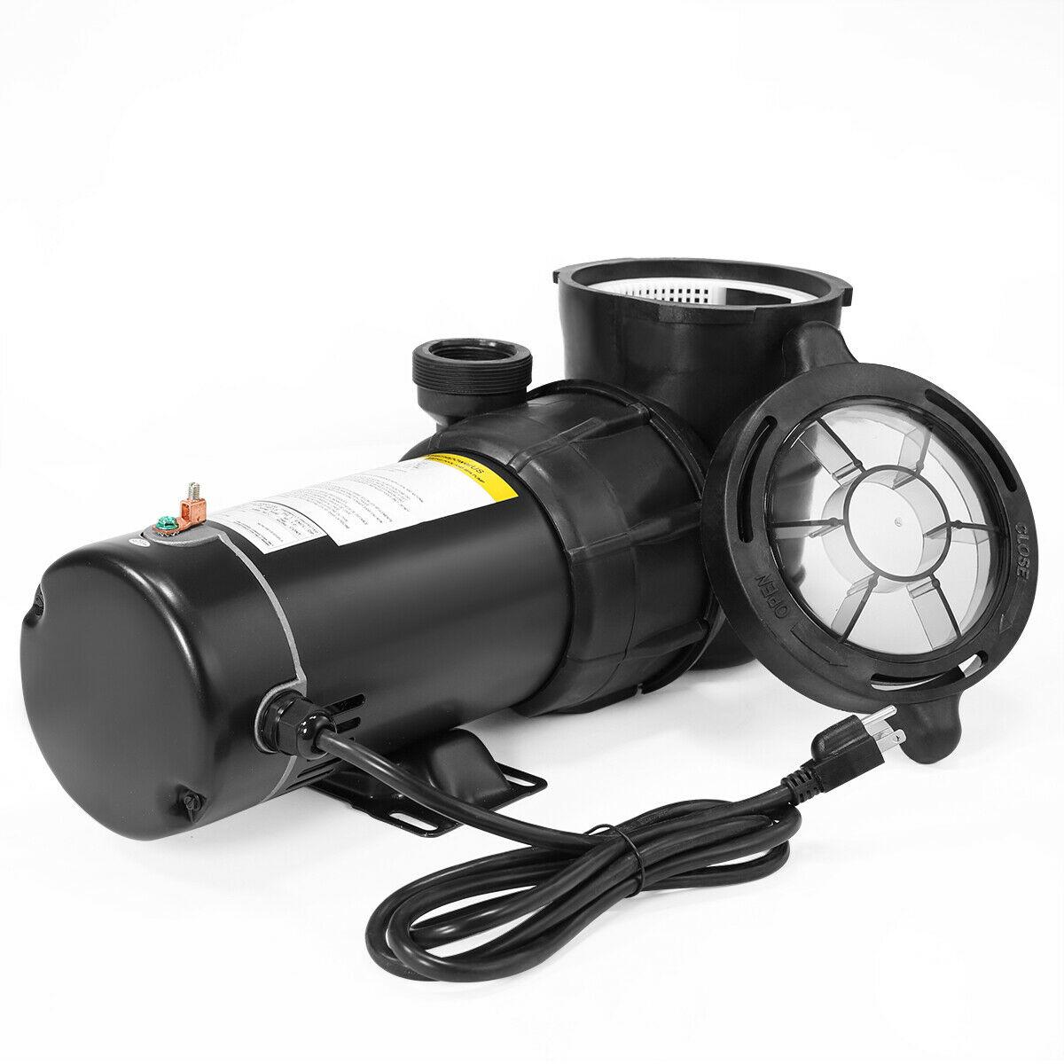 above ground pump 1.5 hp single speed extreme for swimming pool w/ power cord