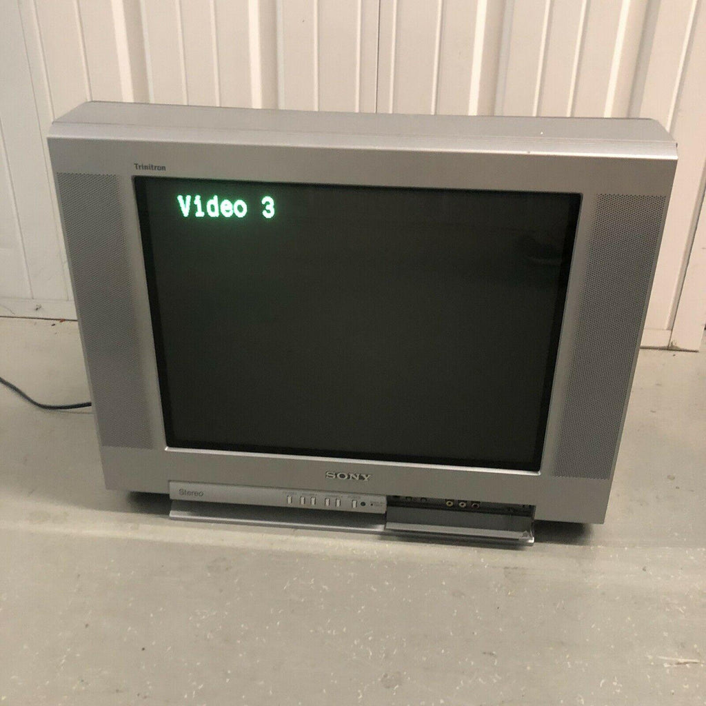 sony trinitron kv-20fs100 24” inch tv