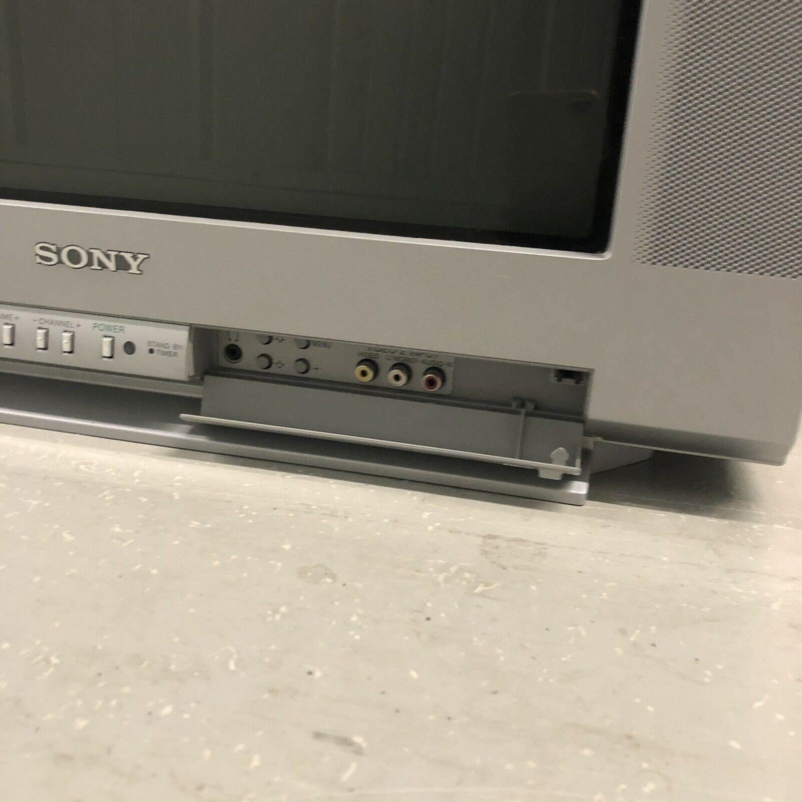 sony trinitron kv-20fs100 24” inch tv
