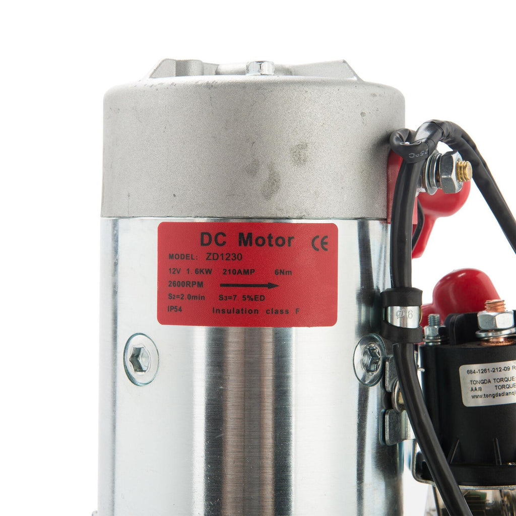 Single Acting Hydraulic Pump for Dump Trailers 12 VDC 10 Quart Metal Reservoir