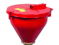 Justrite Safety Drum Funnel w/ Flame Arrestor 08205, RED