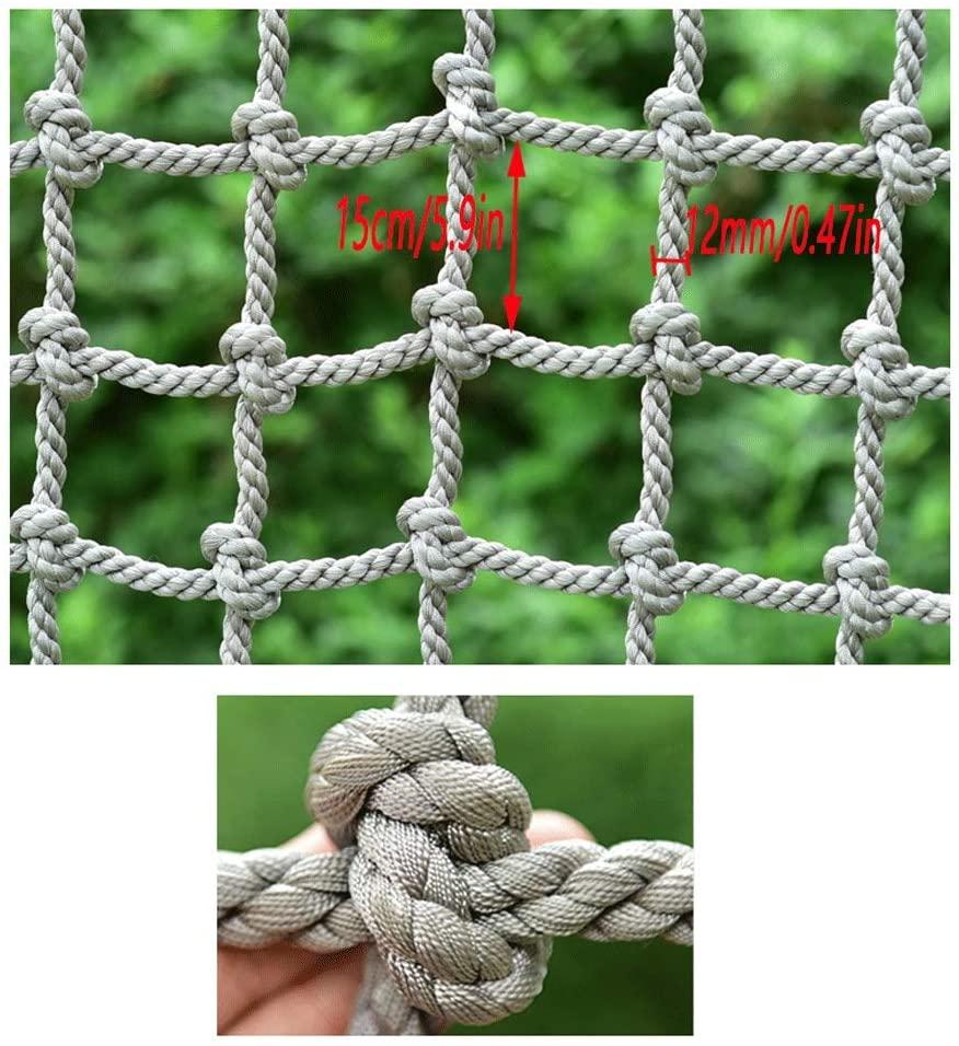 Indoor and Outdoor Children Climbing Net High Altitude Anti-Fall Net Ceiling Decoration Net Garden Protection Net Plant Climbing Net Nylon Protection Net (Size : 2x7m/6.56x22.96ft)