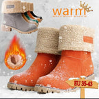 Ladies Thick Fluffy Warm Snow Boots