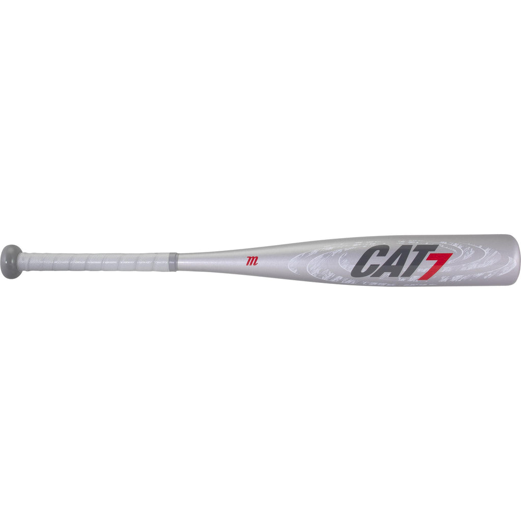 Marucci CAT7 Silver -10 Junior Big Barrel Baseball Bat: MJBBC72S 27" 17 oz.