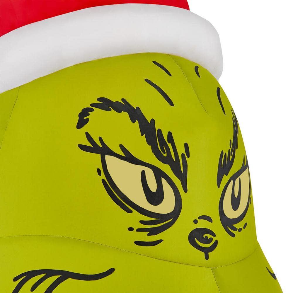 6 ft Grinch With Sign Holiday Inflatable