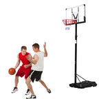 UBesGoo Removable Adult Basketball Hoop Stand 8ft- 10ft Adjustable Height, for Indoor Outdoor Backyard Use