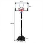 UBesGoo Removable Adult Basketball Hoop Stand 8ft- 10ft Adjustable Height, for Indoor Outdoor Backyard Use