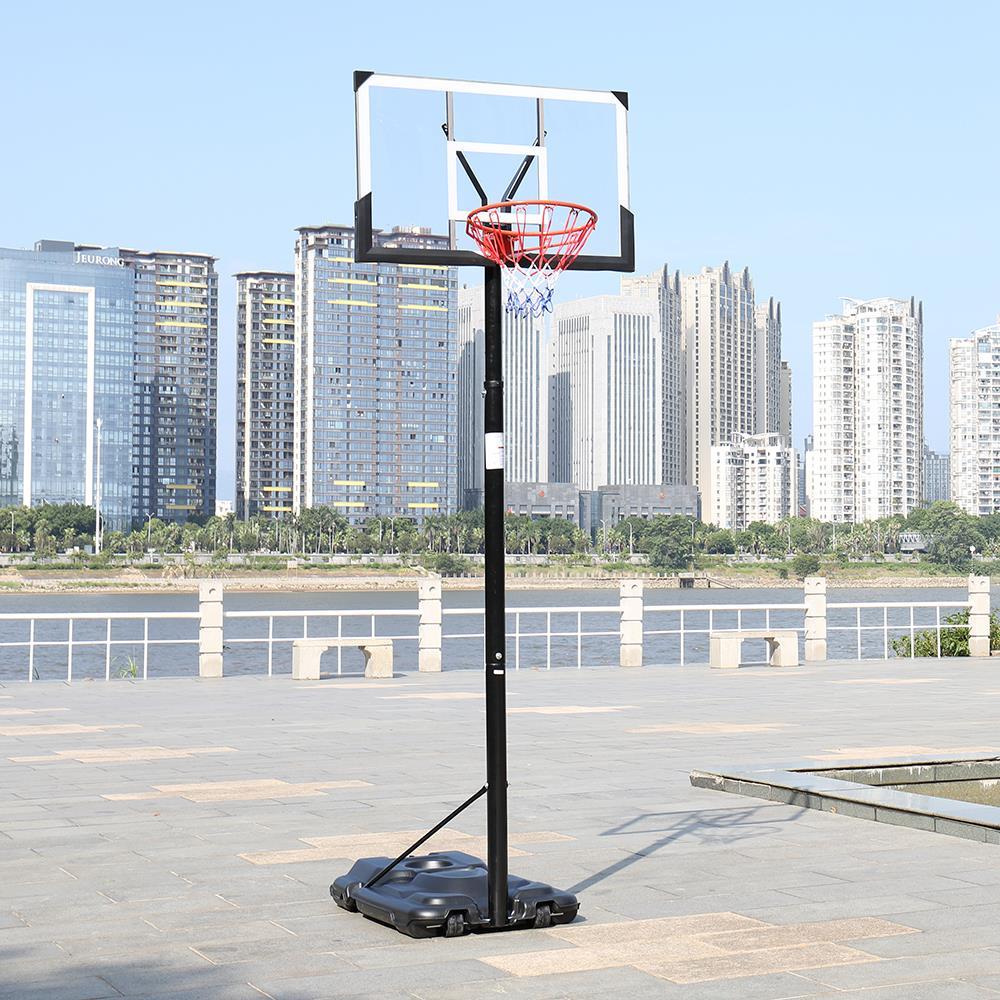 UBesGoo Removable Adult Basketball Hoop Stand 8ft- 10ft Adjustable Height, for Indoor Outdoor Backyard Use