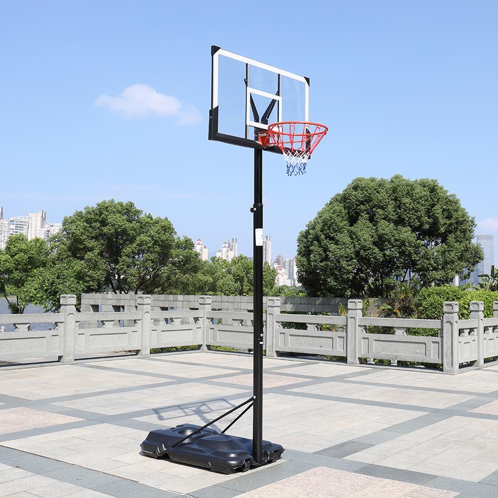 UBesGoo Removable Adult Basketball Hoop Stand 8ft- 10ft Adjustable Height, for Indoor Outdoor Backyard Use