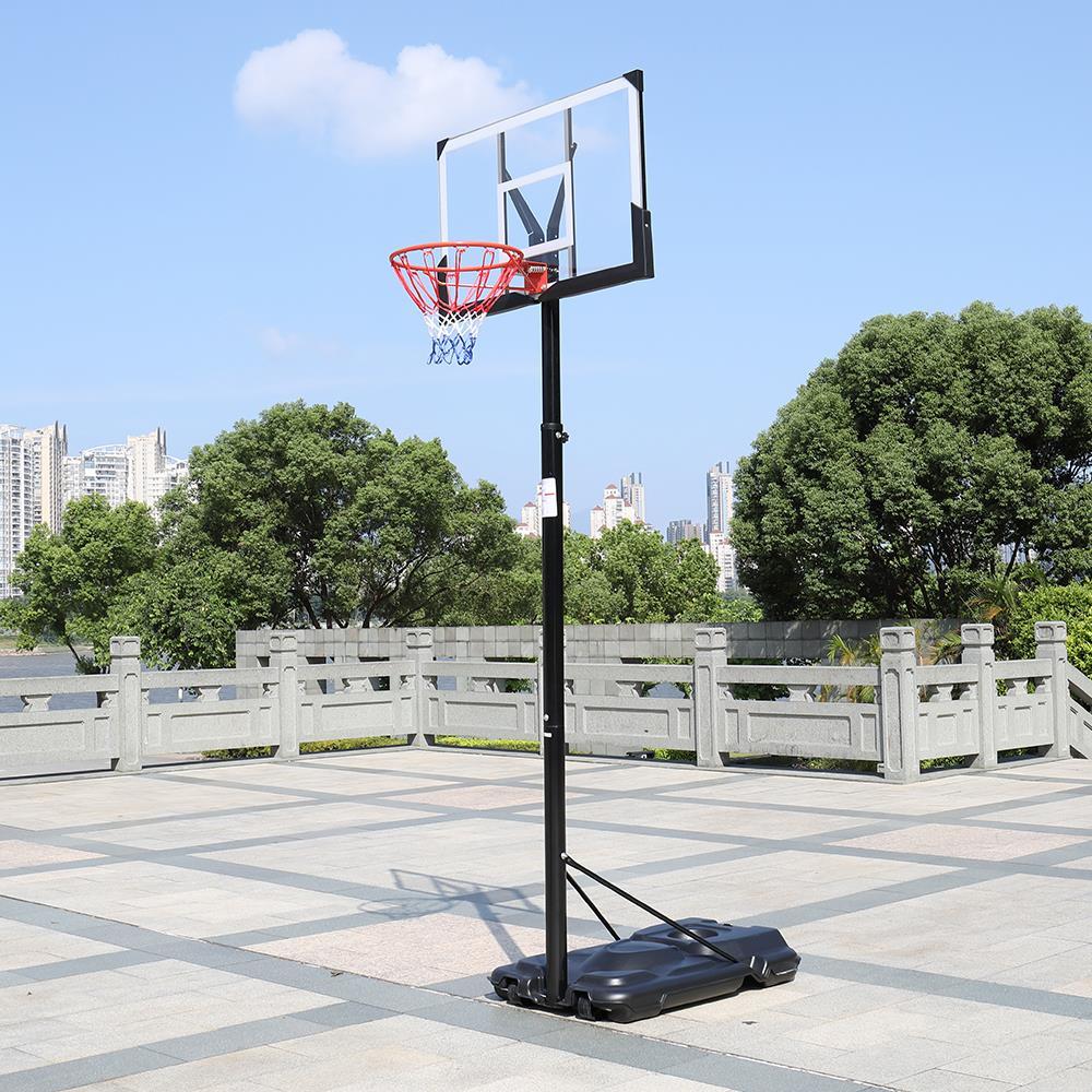 UBesGoo Removable Adult Basketball Hoop Stand 8ft- 10ft Adjustable Height, for Indoor Outdoor Backyard Use