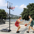 UBesGoo Removable Adult Basketball Hoop Stand 8ft- 10ft Adjustable Height, for Indoor Outdoor Backyard Use