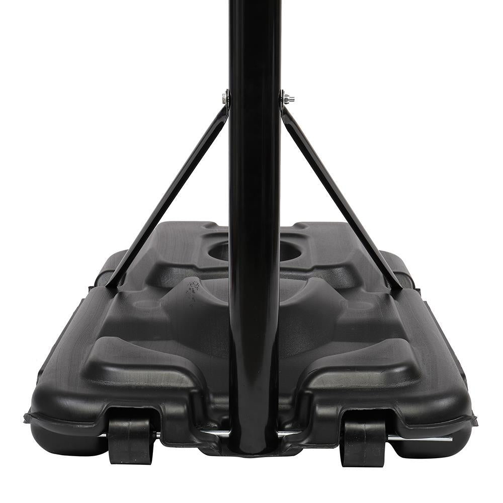 Zimtown 8' - 10' Height Adjustable Basketball Hoop Stand, with 44 Inch Shatterproof Backboard and Wheels, for Adult