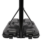 Zimtown 8' - 10' Height Adjustable Basketball Hoop Stand, with 44 Inch Shatterproof Backboard and Wheels, for Adult