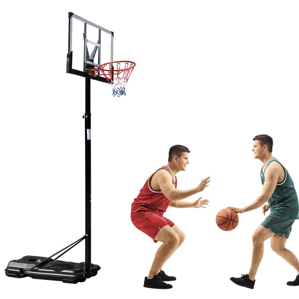 BaytoCare 8' - 10' Adjustable Basketball Hoop, for Adult &amp; Teen
