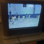 toshiba mw20fp1 20" crt tv vcr dvd combo retro gaming television remote