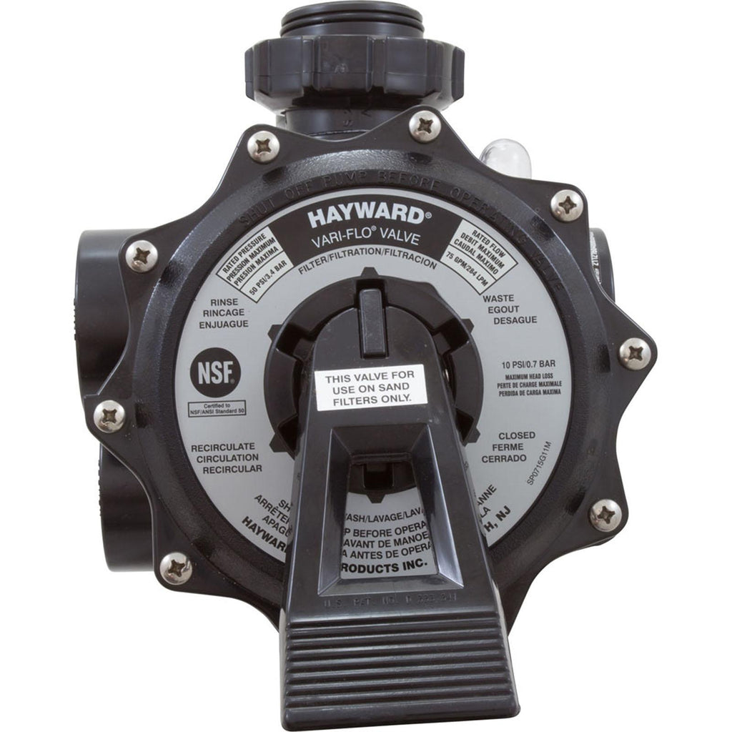 Hayward Multiport Valve, Hayward SPX0715X32, 2", 6 Position