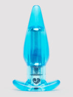 BASICS Vibrating Butt Plug 4.5 Inches, Blue
