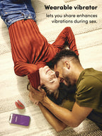 We-Vibe Chorus  App and Remote Controlled Rechargeable Couple's Vibrator, Orange | Orange