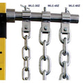 ader fitness weight lifting chain set- 60 lb zinc w/ chrome collars