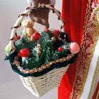 58 in. Christmas African American Dancing Mrs. Claus with Hooded Cloak