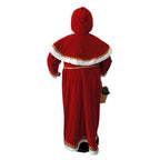 58 in. Christmas African American Dancing Mrs. Claus with Hooded Cloak