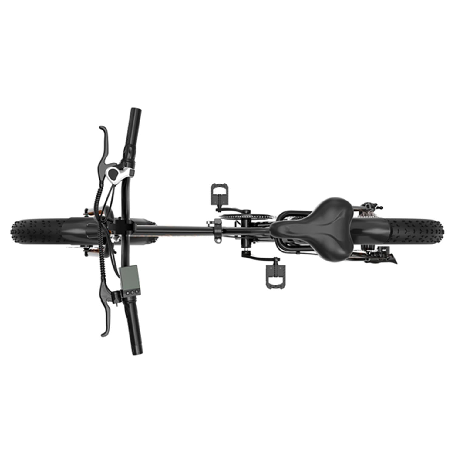 Folding Electric Bicycle,3 Riding Modes,500W Motor 20" Fat Tire With 36V/13Ah Li-Battery,With Front light,Rear Reflector-Black