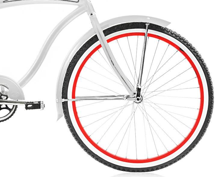 Micargi Beach Cruiser in White