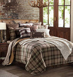 HIEnd Accents Huntsman Plaid LodComforter Set Queen