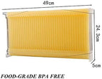 adasea flow hive, auto flow beehive, beekeeping wooden house with 7 pcs auto honey beehive frame, food grade bpa free (beehive frame+wooden box)