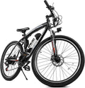 EPIKGO Electric Bike 250W Motor Powered Mountain Bicycle 26" Tire, 20MPH Adult Ebike with P.A.S and 21 Speed-Gear Shifter 36V/8AH Removable Lithium Battery