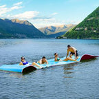 Goplus 3-layer Water Mat Floating Pad Island Water Sports Recreation Relaxing 18' x 6'