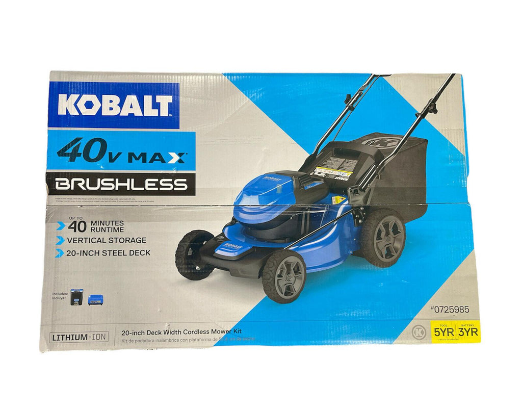 Kobalt KM-1640 40V Cordless Electric Lawn Mower (Batteries & Charger Included)