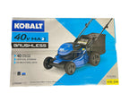 Kobalt KM-1640 40V Cordless Electric Lawn Mower (Batteries & Charger Included)