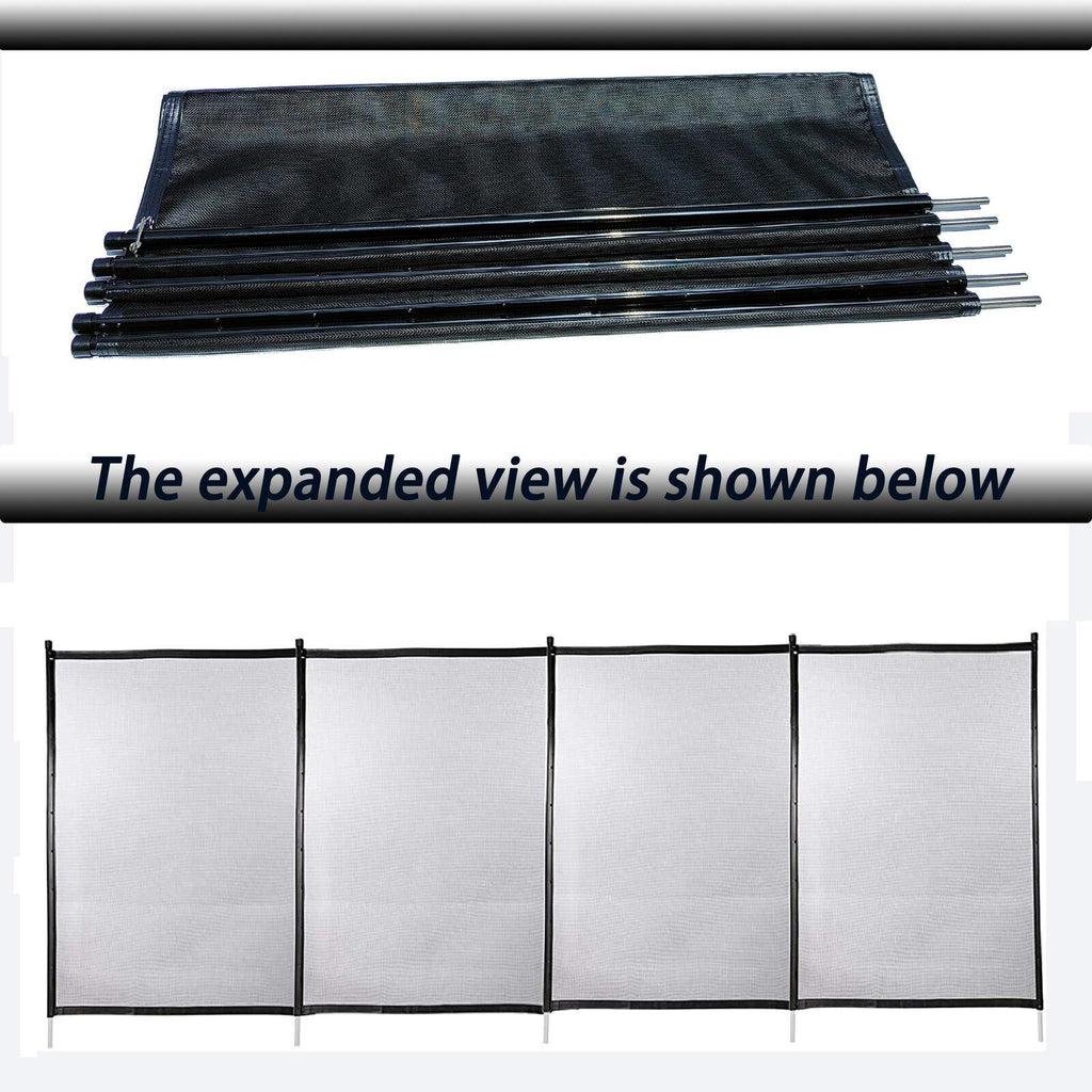 pool fences 4'x48' in-ground swimming pool sectional kit removable mesh barrier