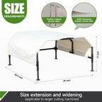 Robot Mower Garage, Rainproof UV-Proof Shelter for All Mowers | Thickened 600D Oxford fabric | Rust-proof steel frame | 35.5×29×17in | Fits Lymow, Segway, , , &amp; more