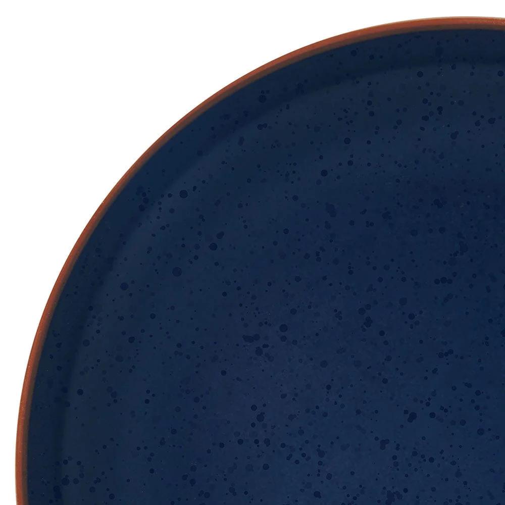 Hunter Blue 16 Piece Dinnerware Set, Service for 4